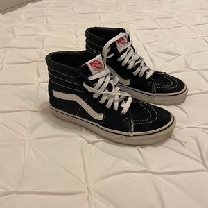 Black high top vans